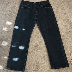 Men's Dark Blue Urban Label Denim Jeans 34